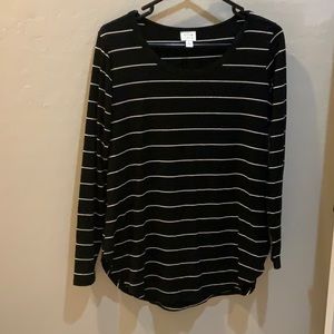 Black and white stripe t-shirt tunic!